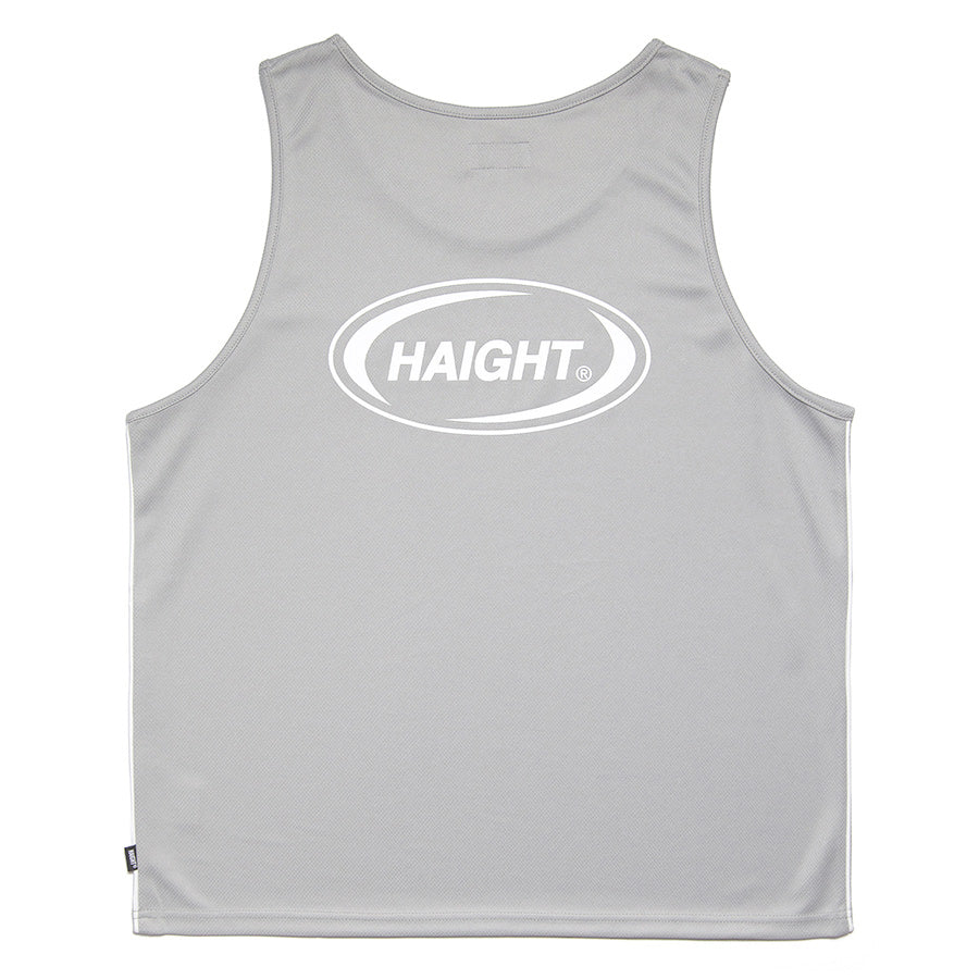 HAIGHT（ヘイト）OVAL LOGO DRY TANK グレー 背面平置き HTSS-269003