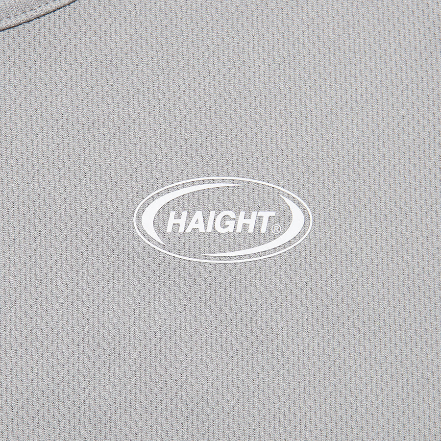 HAIGHT（ヘイト）OVAL LOGO DRY TANK グレー 左胸オーバルロゴプリント詳細 HTSS-269003