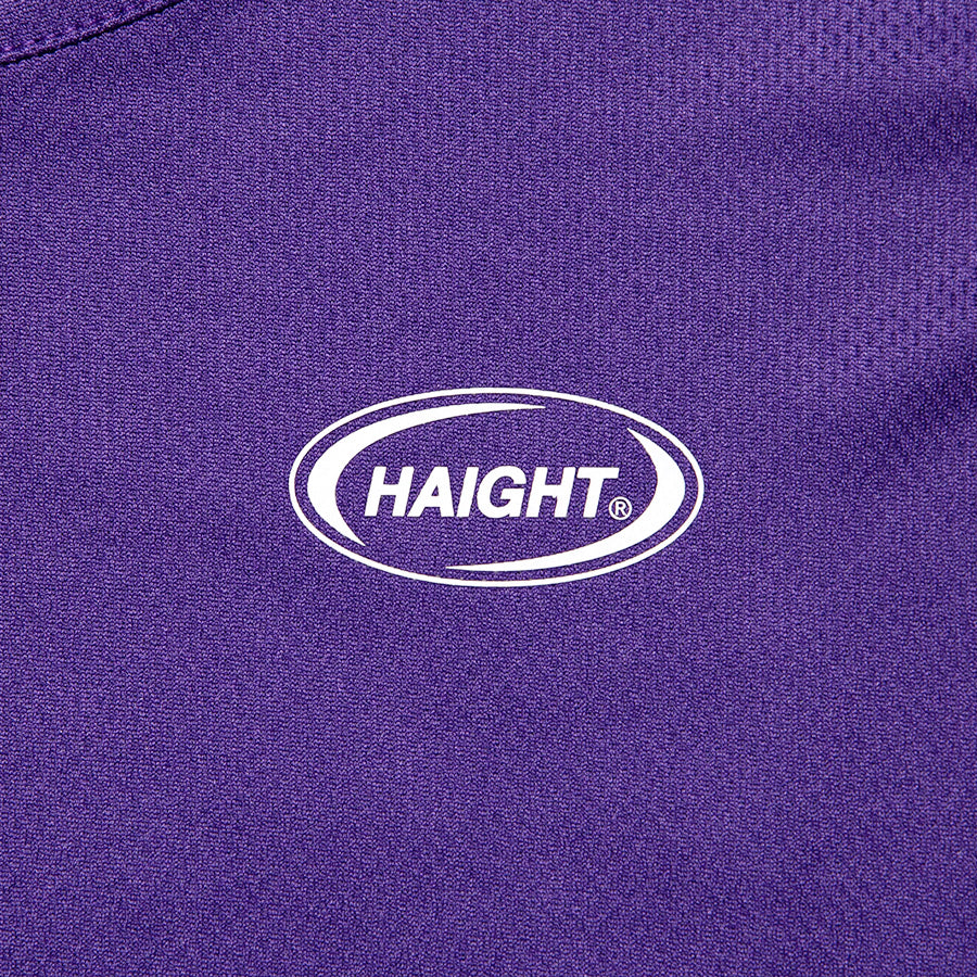 HAIGHT（ヘイト）OVAL LOGO DRY TANK パープル 左胸オーバルロゴプリント詳細 HTSS-269003