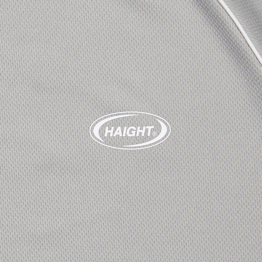 HAIGHT（ヘイト）OVAL LOGO DRY TEE グレー 左胸オーバルロゴプリント HTSS-261007