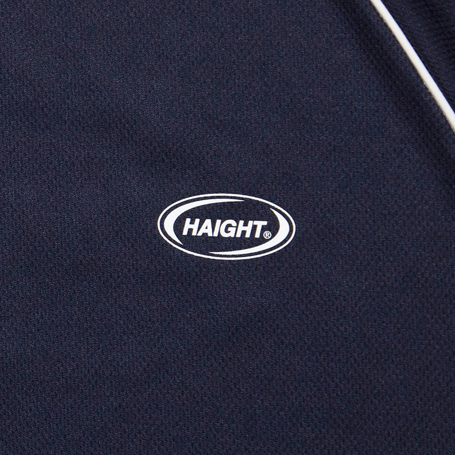 HAIGHT（ヘイト）OVAL LOGO DRY TEE ネイビー 左胸オーバルロゴプリント HTSS-261007