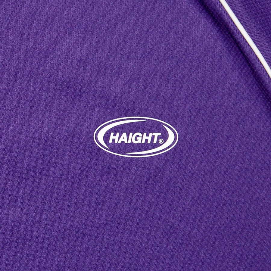 HAIGHT（ヘイト）OVAL LOGO DRY TEE パープル 左胸オーバルロゴプリント HTSS-261007