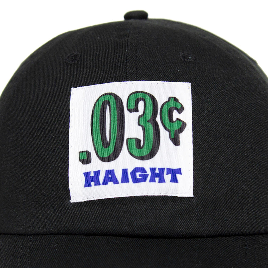 HAIGHT PATCH LOW CAP ブラック RAT HOLE STUDIO フロントパッチ詳細 HTAW-266003