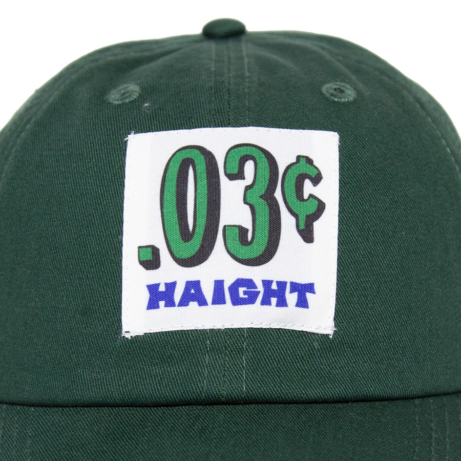 HAIGHT PATCH LOW CAP グリーン RAT HOLE STUDIO フロントパッチ詳細 HTAW-266003