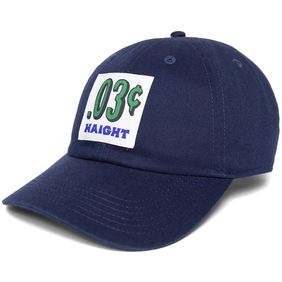 HAIGHT PATCH LOW CAP キャップ ネイビー 左斜め向き HTAW-266003