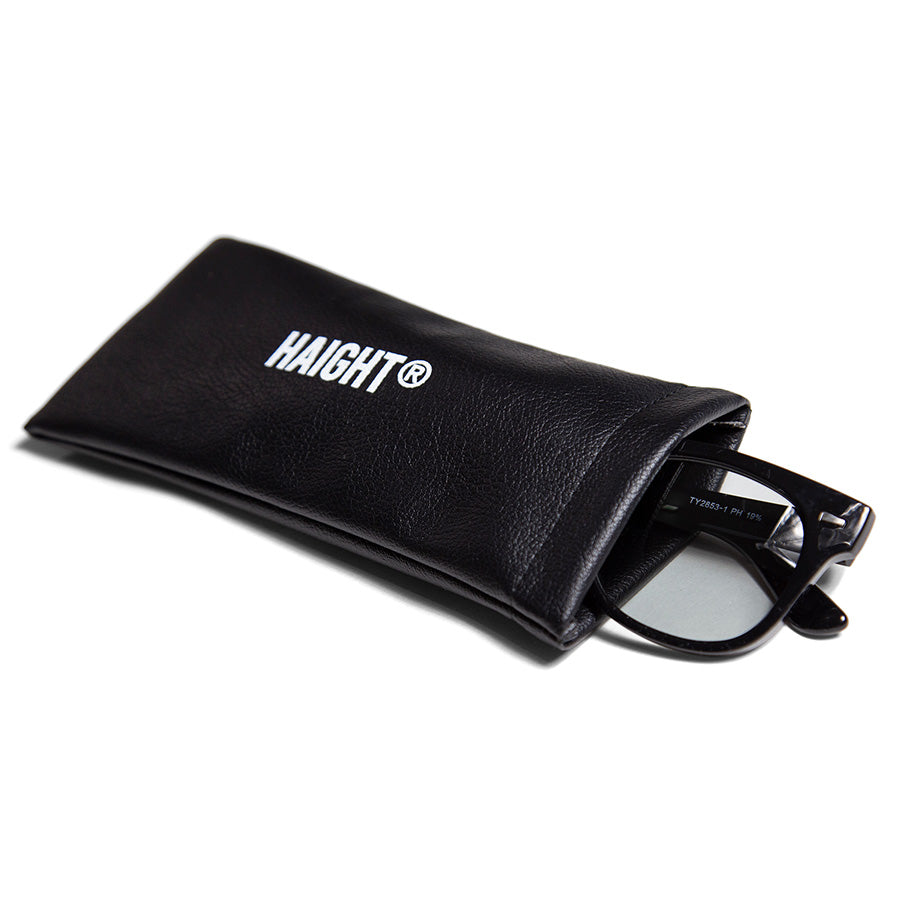 HAIGHT（ヘイト）POLARIZED SUN GLASSES ブラック/パープル 専用ケース