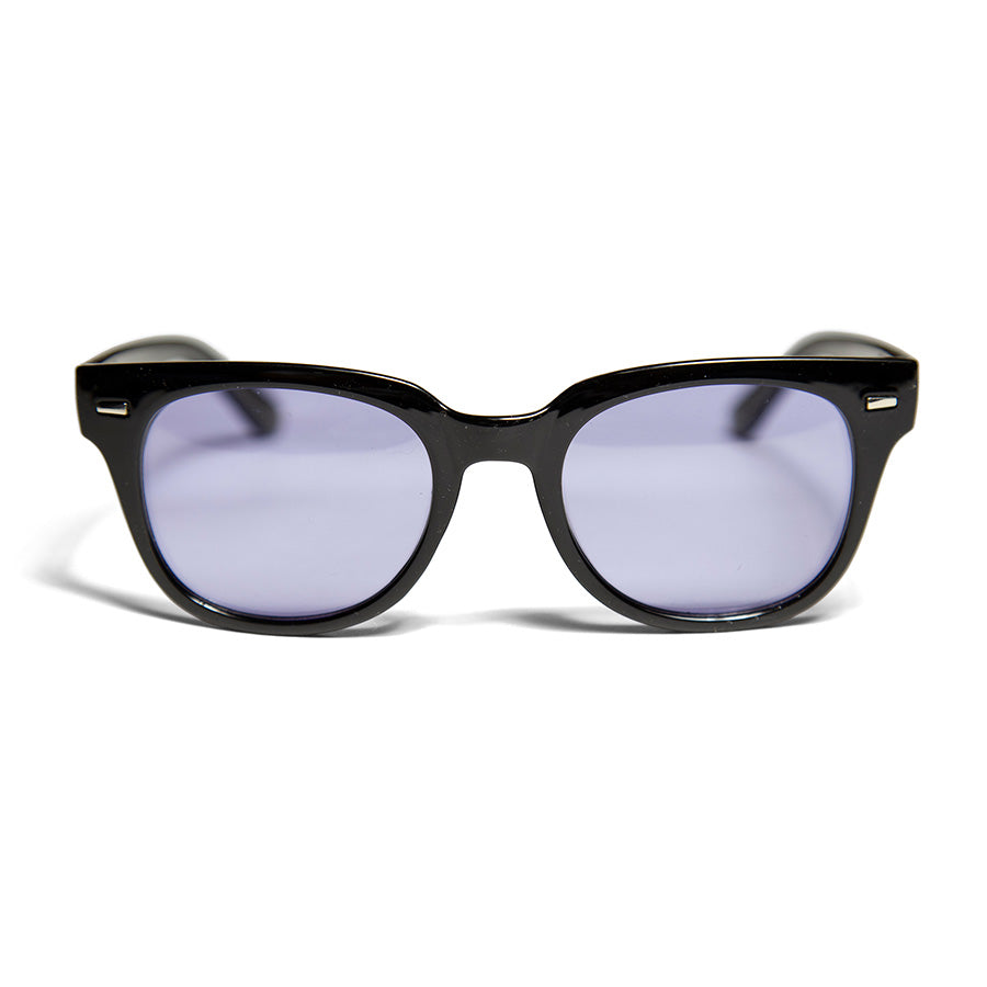 HAIGHT（ヘイト）POLARIZED SUN GLASSES ブラック/パープル 正面
