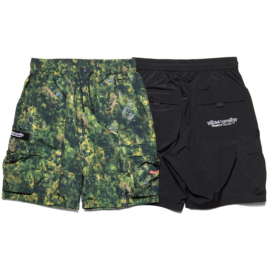 HAIGHT RAIDBACK CARGO SHORTS ft.CASPER カモ ブラック 2カラー展開
