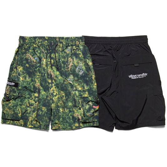 HAIGHT RAIDBACK CARGO SHORTS ft.CASPER カモ ブラック 2カラー展開