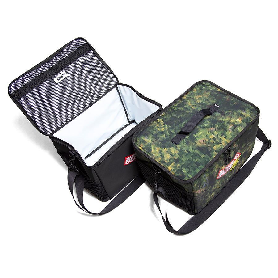 HAIGHT RAIDBACK COOLER BAG ft.CASPER フタ開放時ディテール