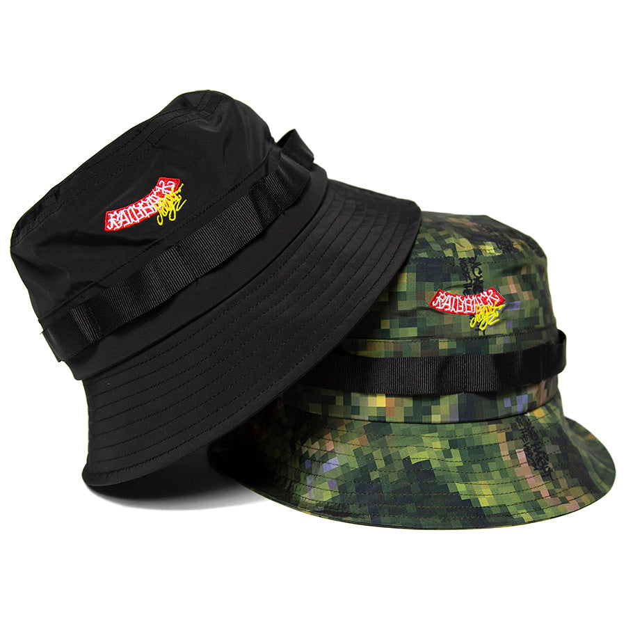 HAIGHT RAIDBACK JUNGLE HAT ft.CASPER カモ ブラック 2カラー展開 Pt.2