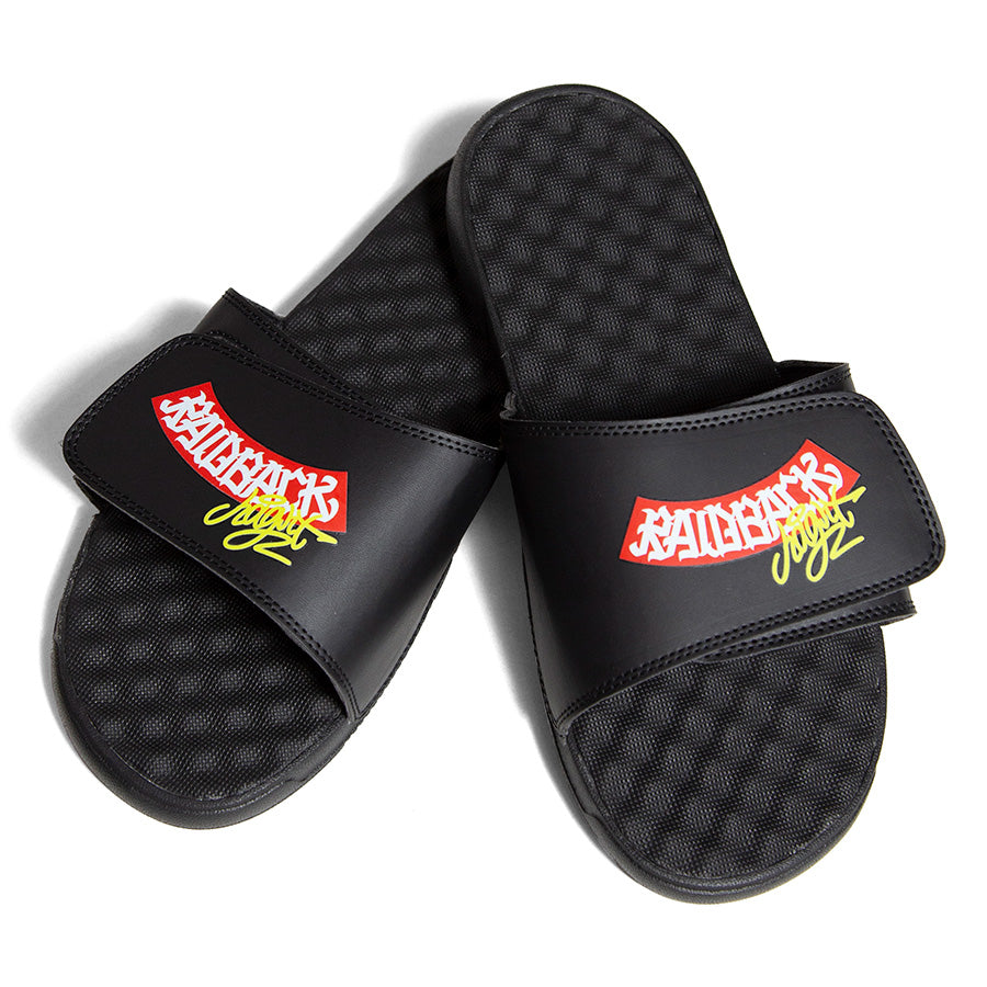 HAIGHT RAIDBACK SLIDE SANDALS iSlide ブラック 正面デザイン