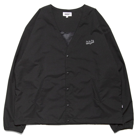 HAIGHT カーディガン ブラック リップストップ 正面