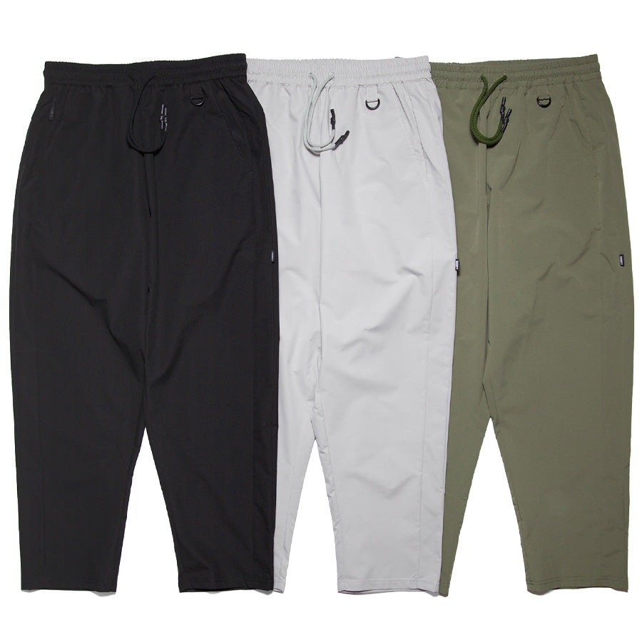 HAIGHT RELAXING EASY PANTS ブラック ライトグレー オリーブ 3カラー比較