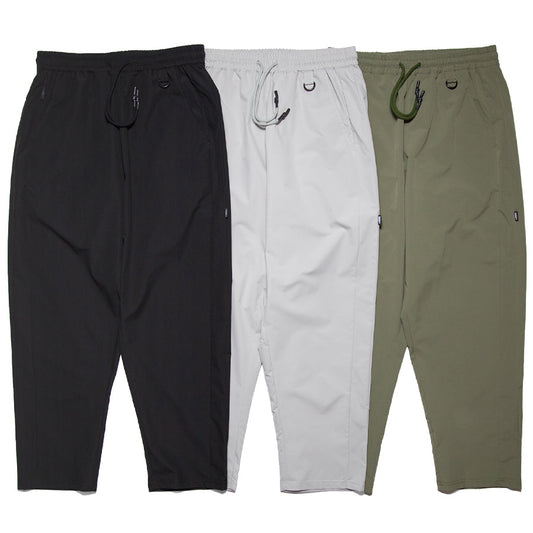 HAIGHT RELAXING EASY PANTS ブラック ライトグレー オリーブ 3カラー比較