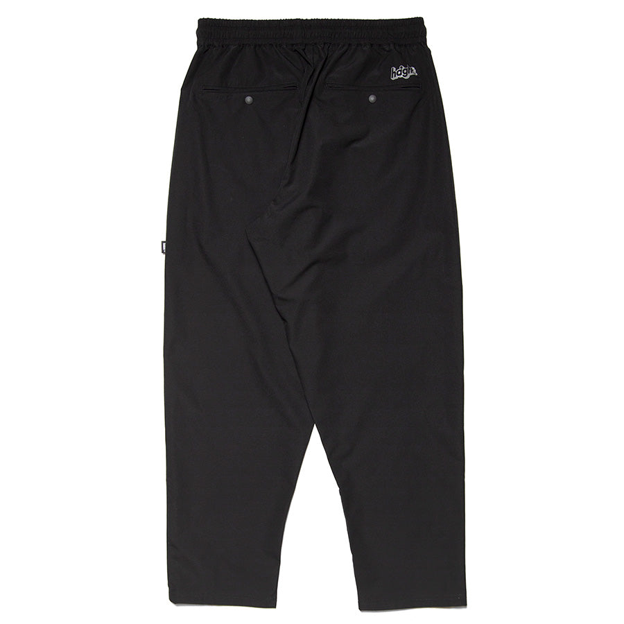 HAIGHT RELAXING EASY PANTS ブラック 背面平置き