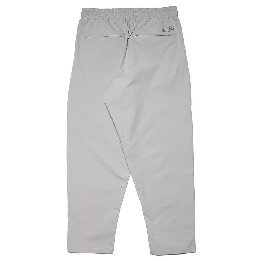 HAIGHT RELAXING EASY PANTS ライトグレー 背面平置き