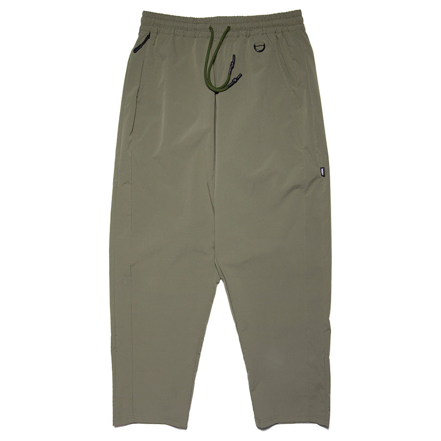 HAIGHT RELAXING EASY PANTS オリーブ 正面平置き