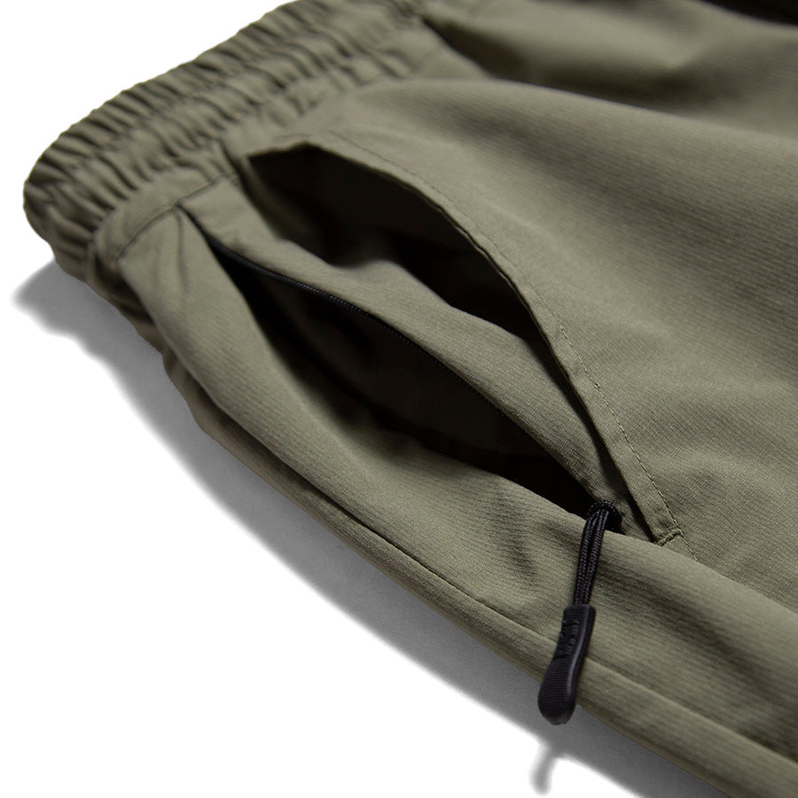HAIGHT RELAXING EASY PANTS オリーブ 二重ポケット詳細