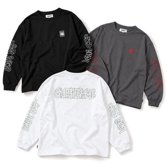 HAIGHT 仙臺 L/S TEE BLACK STORE 別注 ロングスリーブTシャツ ホワイト ブラック チャコール 3カラー HTBS-261002