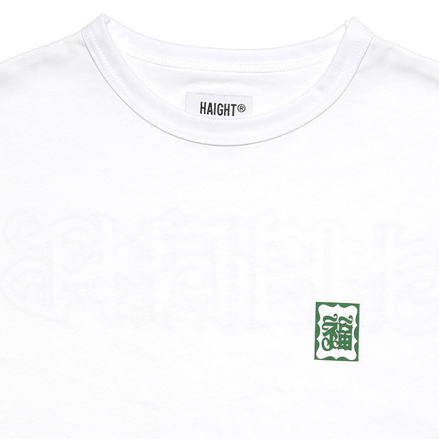 HAIGHT 仙臺 L/S TEE BLACK STORE 別注 ロングスリーブTシャツ ホワイト ワンポイントプリント詳細 HTBS-261002