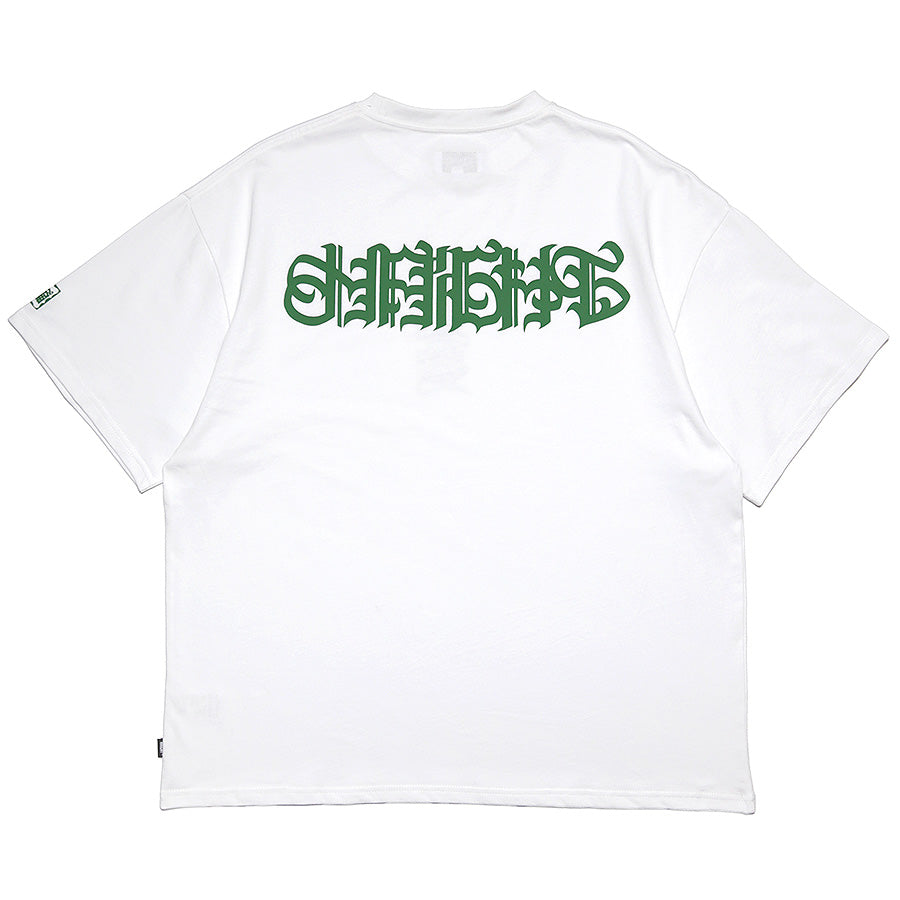 HAIGHT 仙臺 S/S TEE BLACK STORE 別注Tシャツ ホワイト 背面 平置き HAIGHTロゴ HTBS-261001