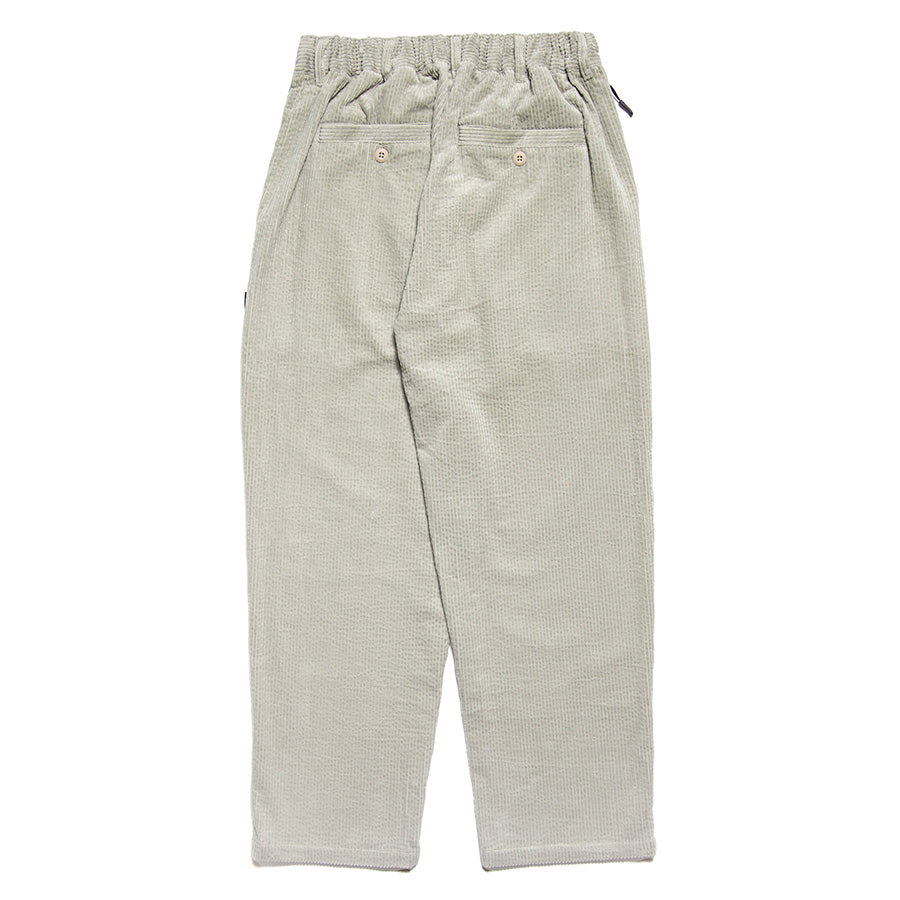 HAIGHT STRAIGHT CORDUROY PANTS コーデュロイパンツ グレー 平置き 背面 HTAW-265003
