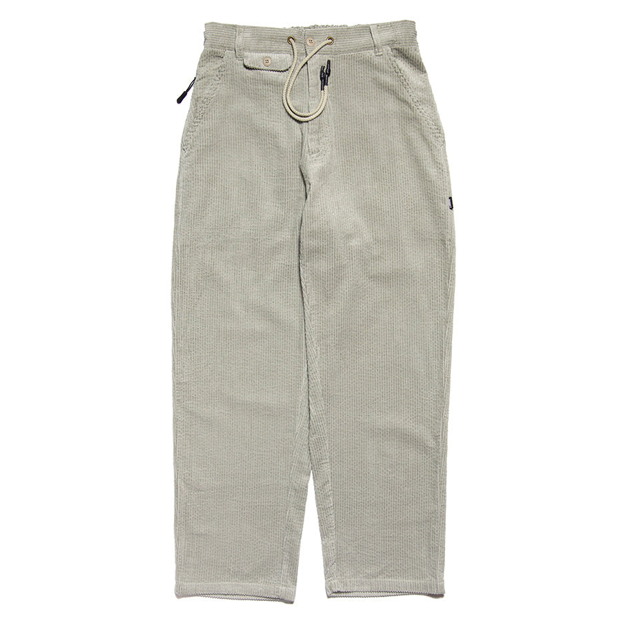 HAIGHT STRAIGHT CORDUROY PANTS コーデュロイパンツ グレー 平置き 正面 HTAW-265003