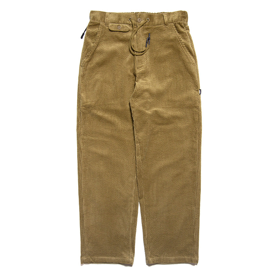 HAIGHT STRAIGHT CORDUROY PANTS コーデュロイパンツ サンド 平置き 正面 HTAW-265003