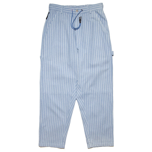 HAIGHT ペインターパンツ ライトブルー ストライプデニム 正面