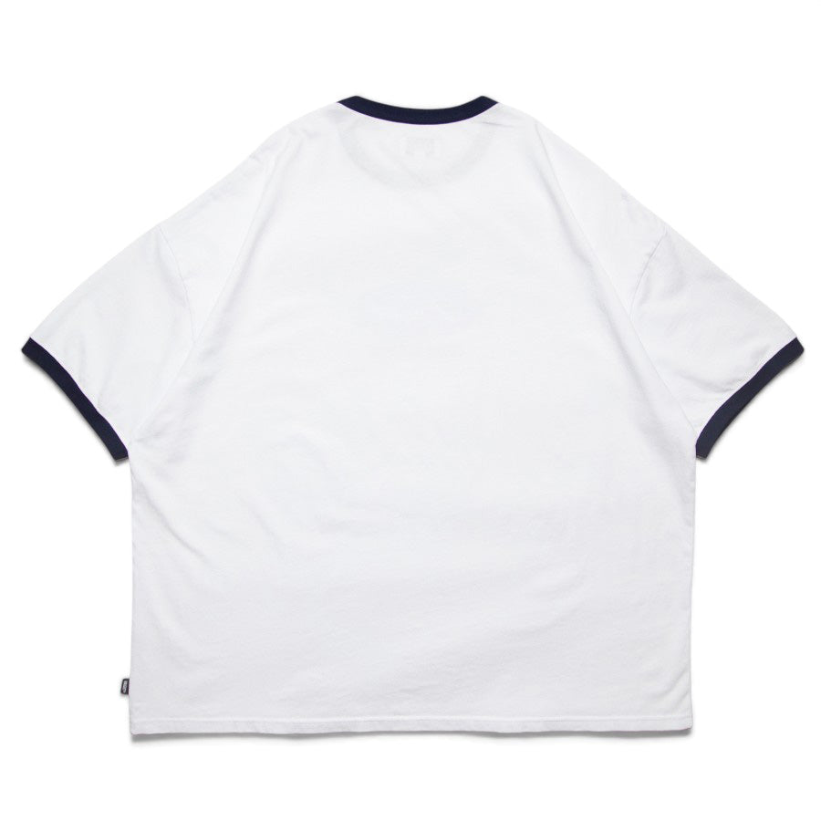 HAIGHT リンガーTシャツ ホワイト 背面