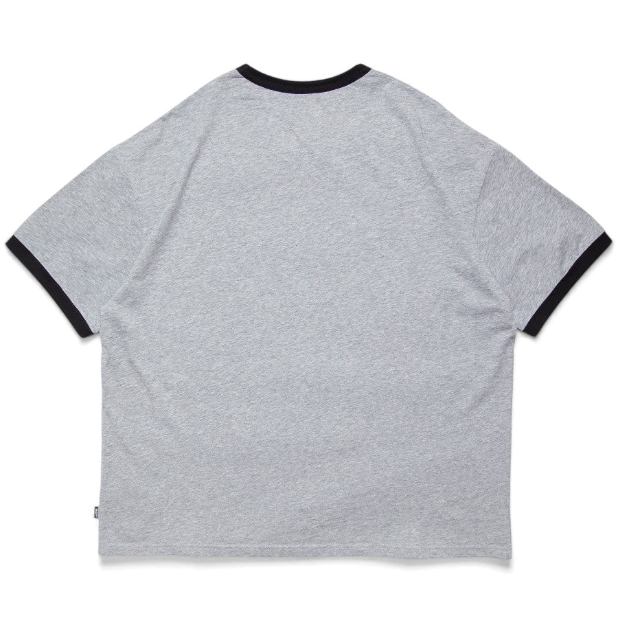 HAIGHT リンガーTシャツ ヘザーグレー 背面