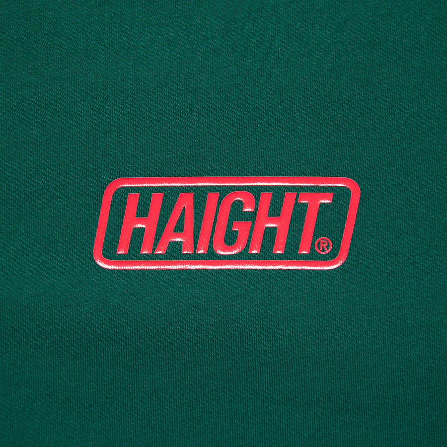 HAIGHT Tシャツ フォレスト ロゴアップ
