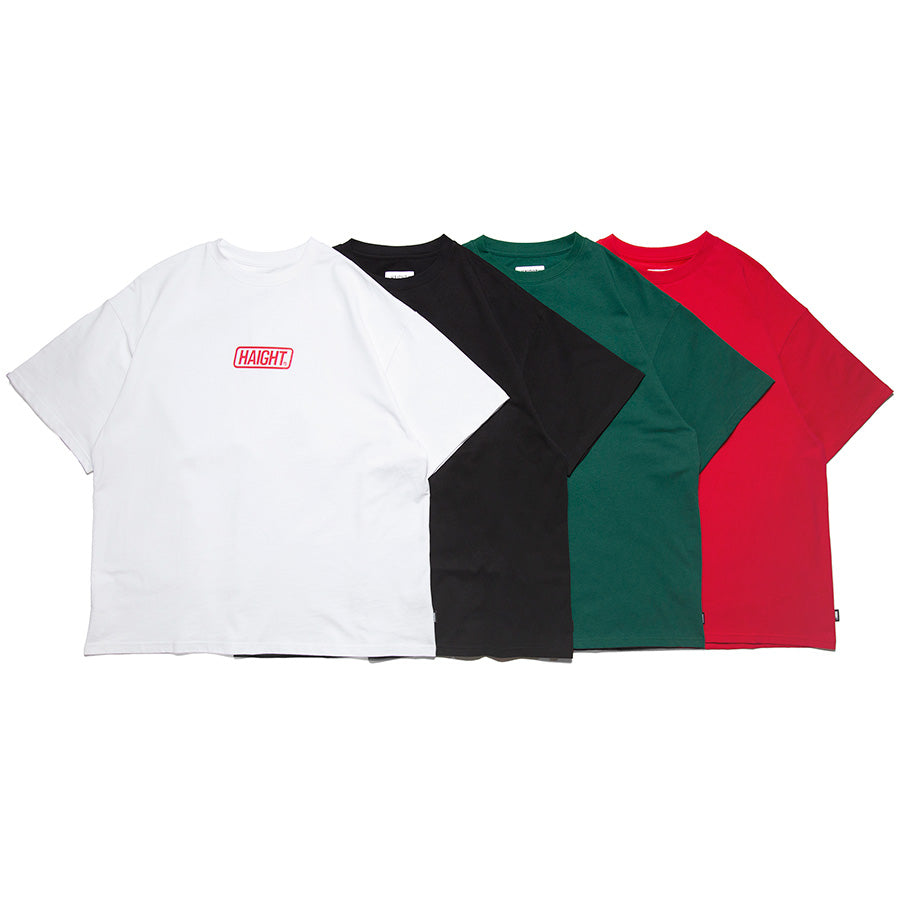 HAIGHT Tシャツ 4色展開 ホワイト ブラック フォレスト レッド