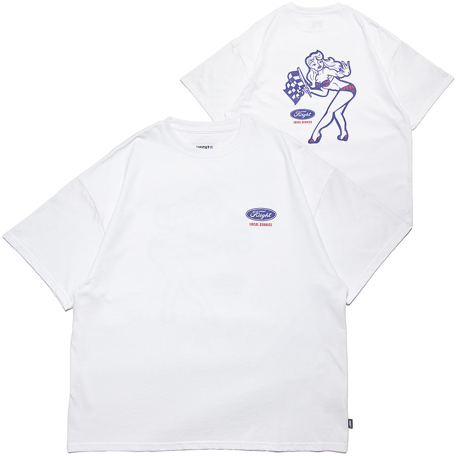 HAIGHT Tシャツ ホワイト 正面 背面 グラフィック