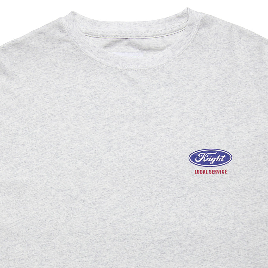 HAIGHT Tシャツ アッシュ 上部ディテール