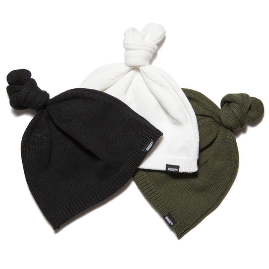 HAIGHT TOP KNOT BEANIE ビーニー ブラック ホワイト オリーブ 3カラー HTAW-266001