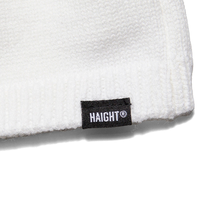 HAIGHT TOP KNOT BEANIE ビーニー ホワイト ブランドピスネーム詳細 HTAW-266001