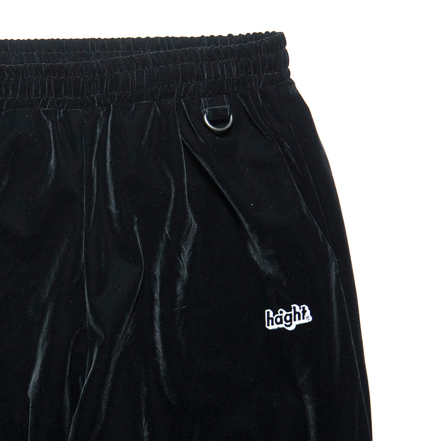 HAIGHT VELOUR TRACK PANTS ベロア トラックパンツ ブラック ウエスト部分リング詳細 HTAW-265002