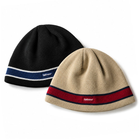 HELLRAZOR BAND BEANIE ビーニー ブラック ベージュ 2カラー 01126AW0605