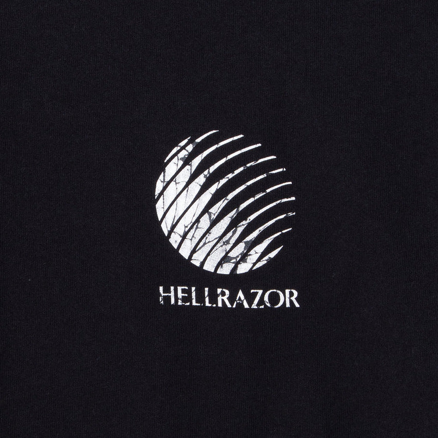HELLRAZOR ロゴプリント ブラック ディテール