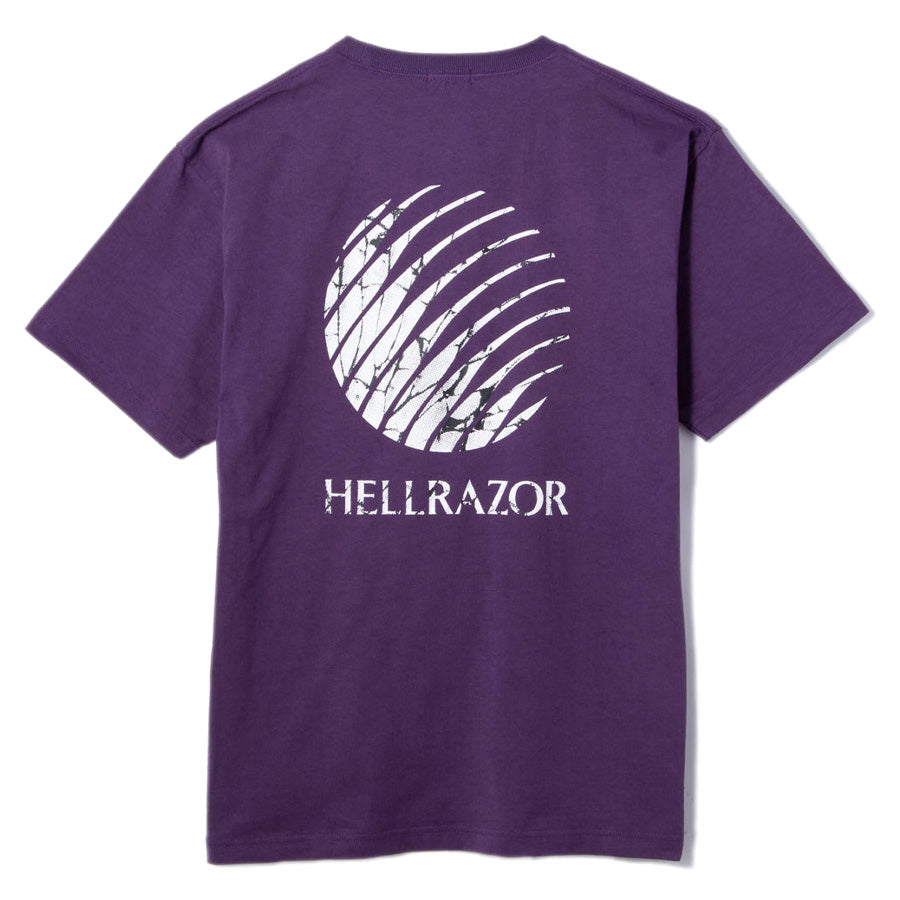 ヘルレイザー 炎グラフィックシャツ Mサイズ HELLRAZOR（ヘルレイザー）CRACKED CORE LOGO SHIRT Tシャツ