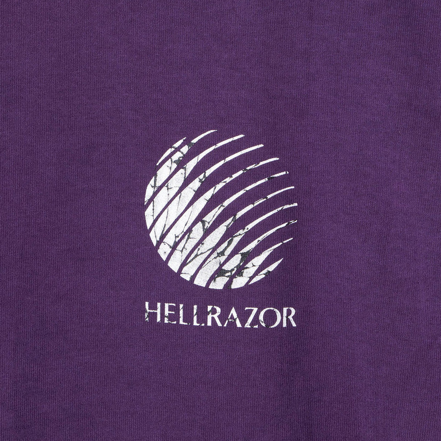 HELLRAZOR ロゴプリント グレープ ディテール