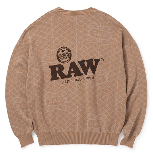 INTERBREED × RAW Rolled Up Knit
