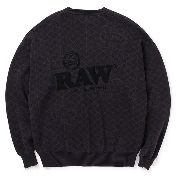 INTERBREED × RAW Rolled Up Knit