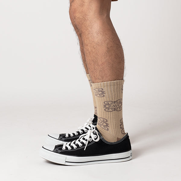 【新品】スターバックス　Inwarmregard コラボ　靴下　SG60 NEW SKATER SOCKS by ching&co. (RED(アスカ))(FREE RED（アスカ