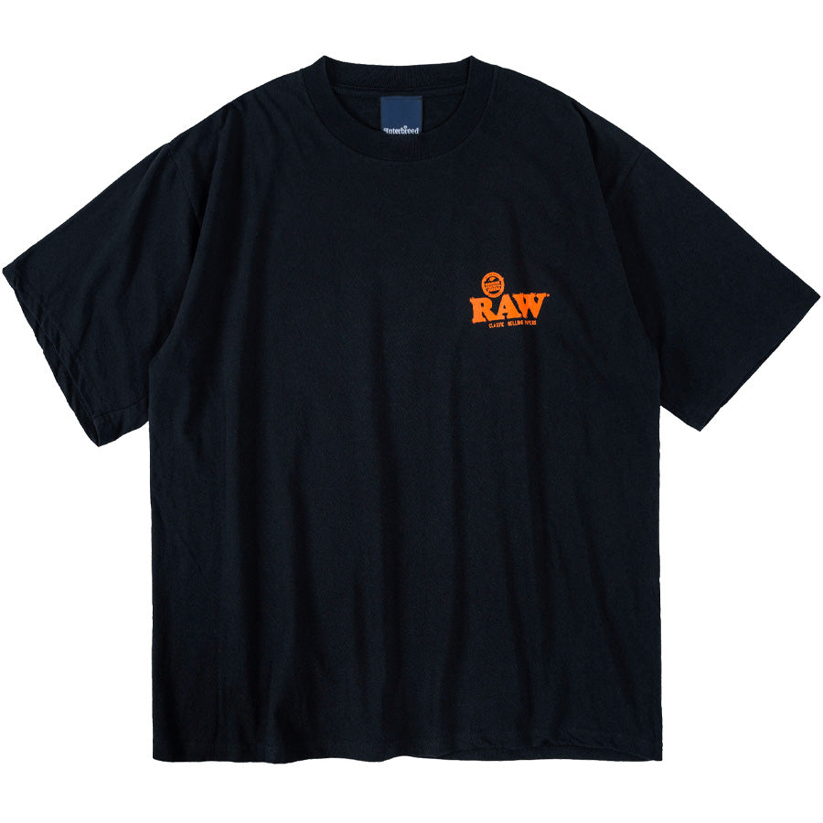 INTERBREED × RAW ( インターブリード × ロウ ) コラボレーション Slow Burning SS Tee Tシャツ –  BLACK STORE