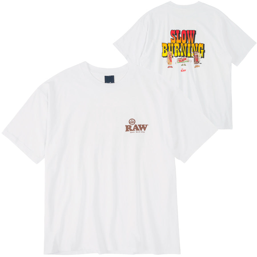 INTERBREED × RAW ( インターブリード × ロウ ) コラボレーション Slow Burning SS Tee Tシャツ –  BLACK STORE