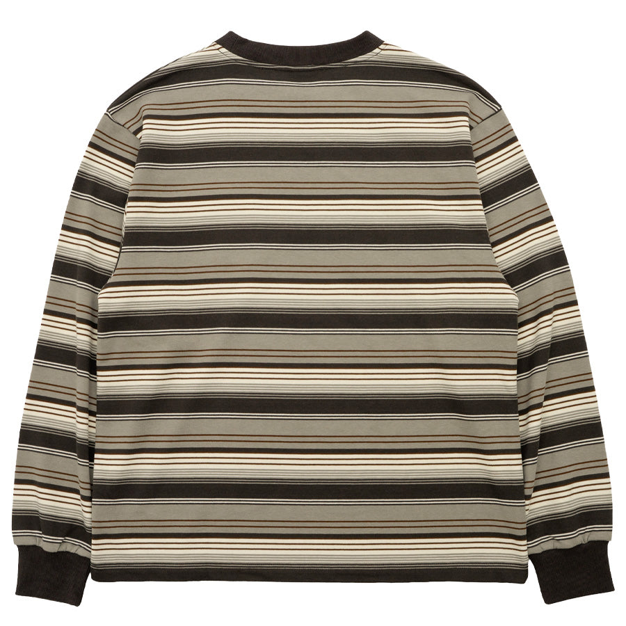 INTERBREED ( インターブリード ) French Terry Striped L/S Tee ボーダー ロングスリーブTシャツ