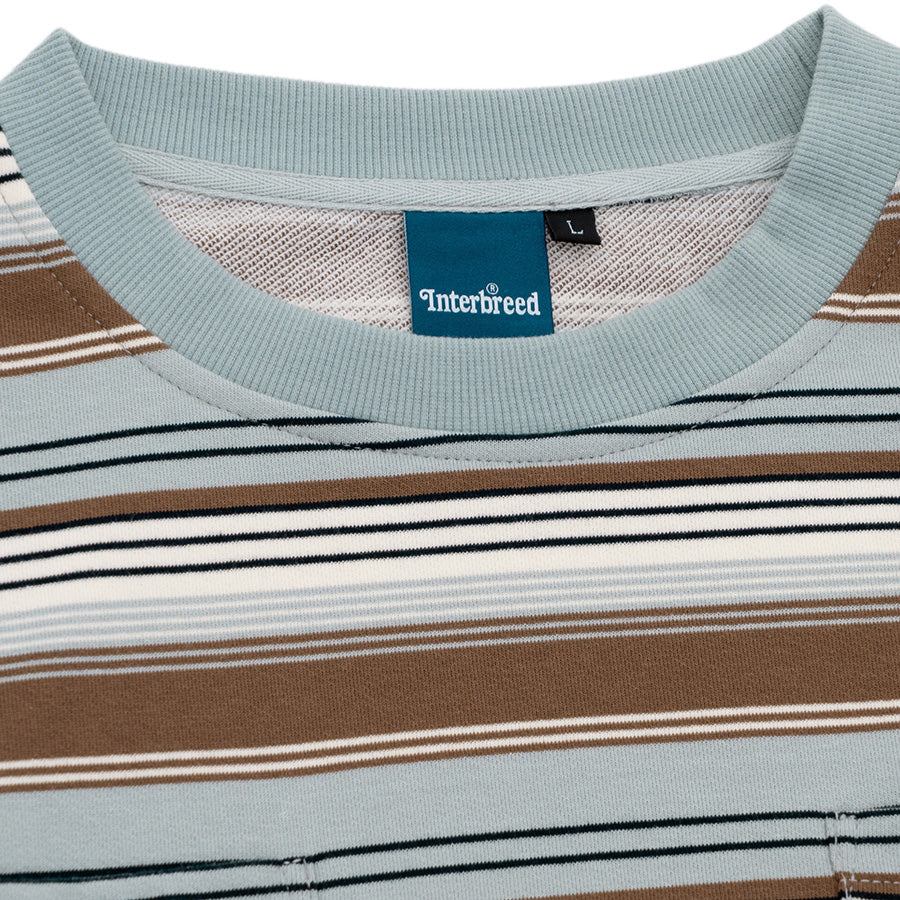 INTERBREED ( インターブリード ) French Terry Striped L/S Tee ボーダー ロングスリーブTシャツ